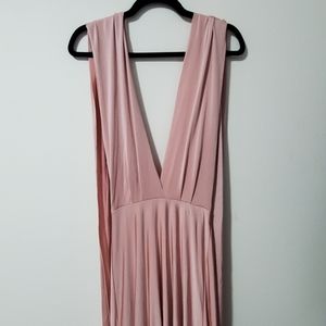 Lulus Tricks of the Trade Blush Pink Dress Size Small